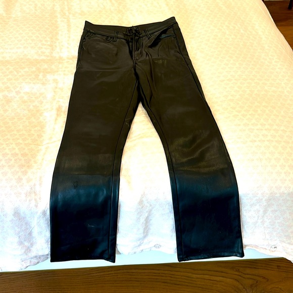 Mother faux leather jeans in black - Picture 3 of 10